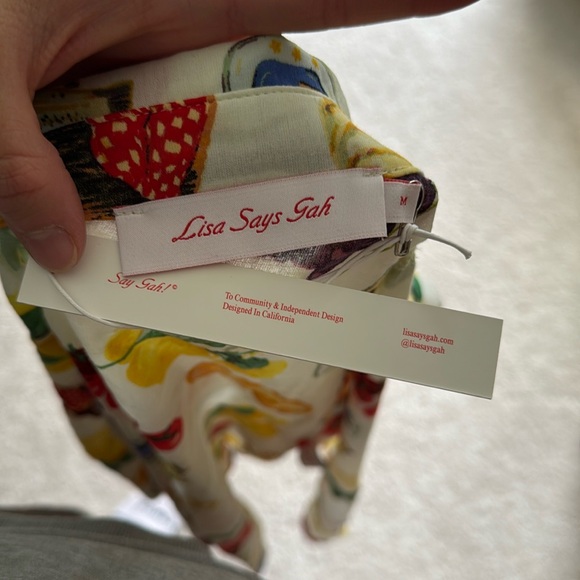 Lisa Says Gah Tessa Italian Summer button down - Picture 16 of 16